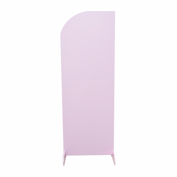 Painel Meio Arco folha Rosa G 